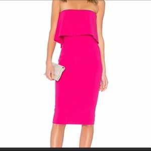 LIKELY Revolve hot pink driggs dress Sz 6